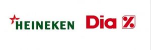 Logo. Heineken and Día
