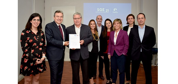 Ferrovial Service España receives the certificate accrediting its ethical and socially responsible management system.