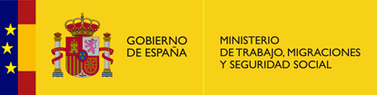Logo de Trabajo, Migración, y seguridad social