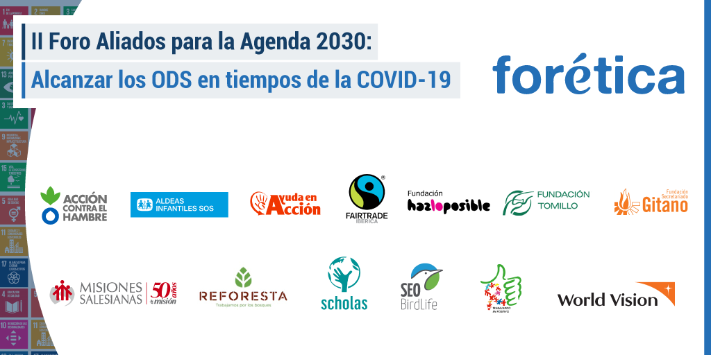 Forética promotes high-impact alliances between the third sector and companies to achieve the SDGs