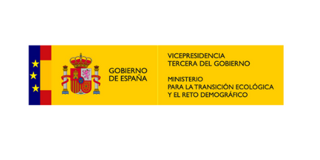 Logotipo.Vicepresidencia Tercera del Gobierno de España. Ministerio para la Transición Ecológica y el Reto Demográfico