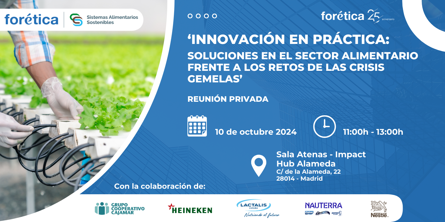 Innovación en práctica: soluciones en el sector alimentario frente a los retos de las crisis gemelas