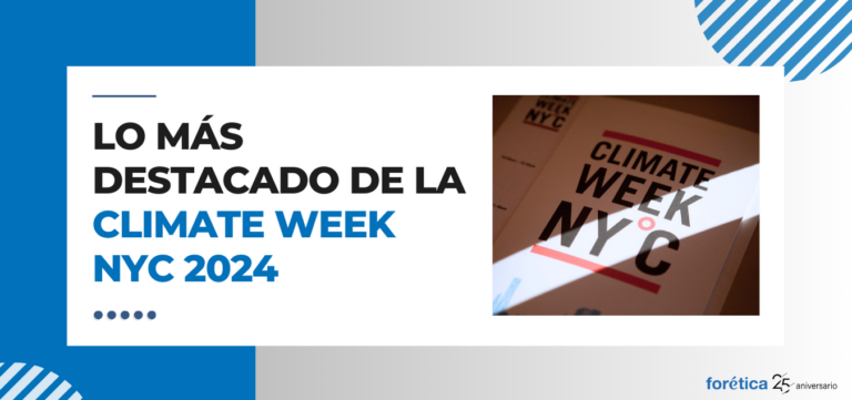 Climate Week NYC 2024. Semana del Clima de Nueva York 2024