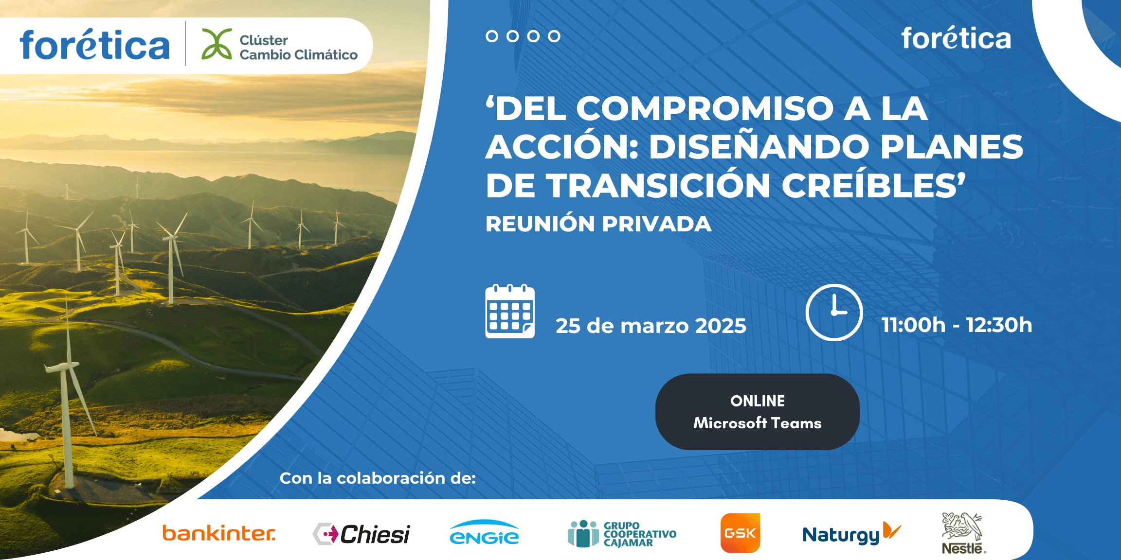 Del compromiso a la acción: diseñando planes de transición creíbles