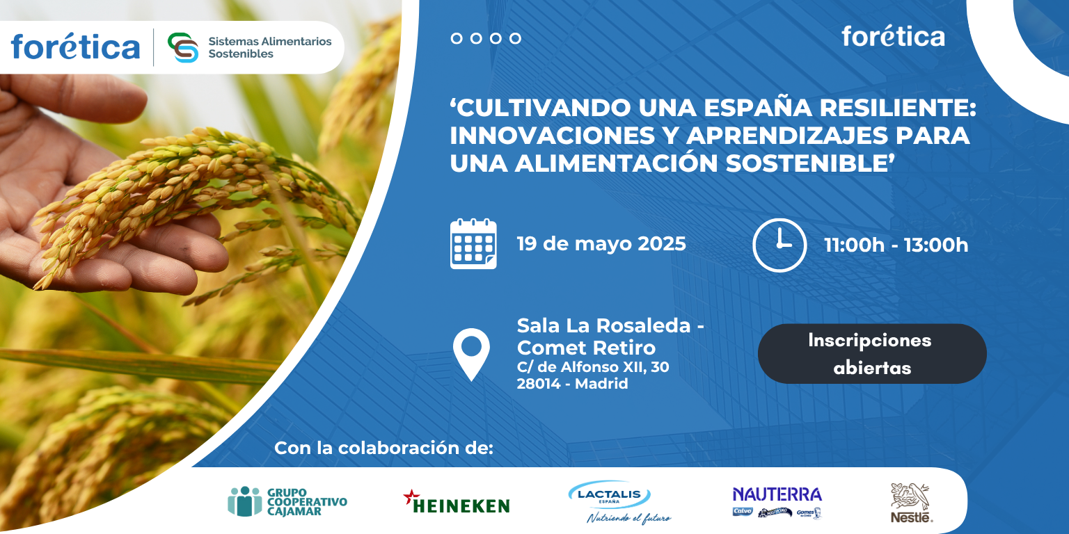 Cultivando una España resiliente: innovaciones y aprendizajes para una alimentación sostenible