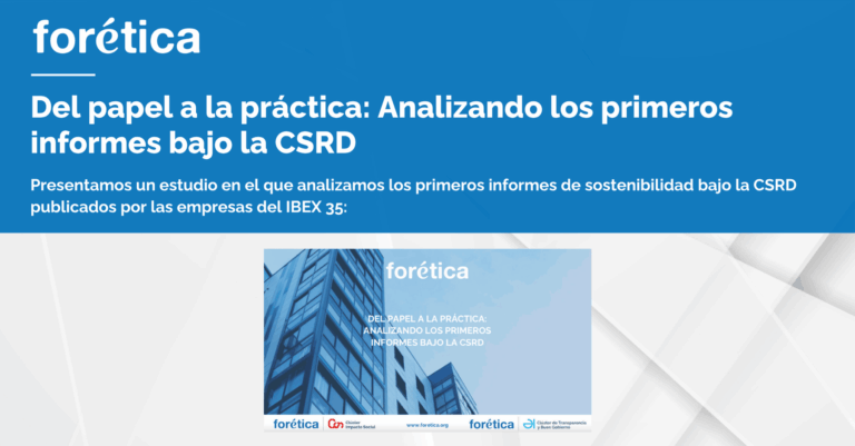 CSRD informe Forética 2025