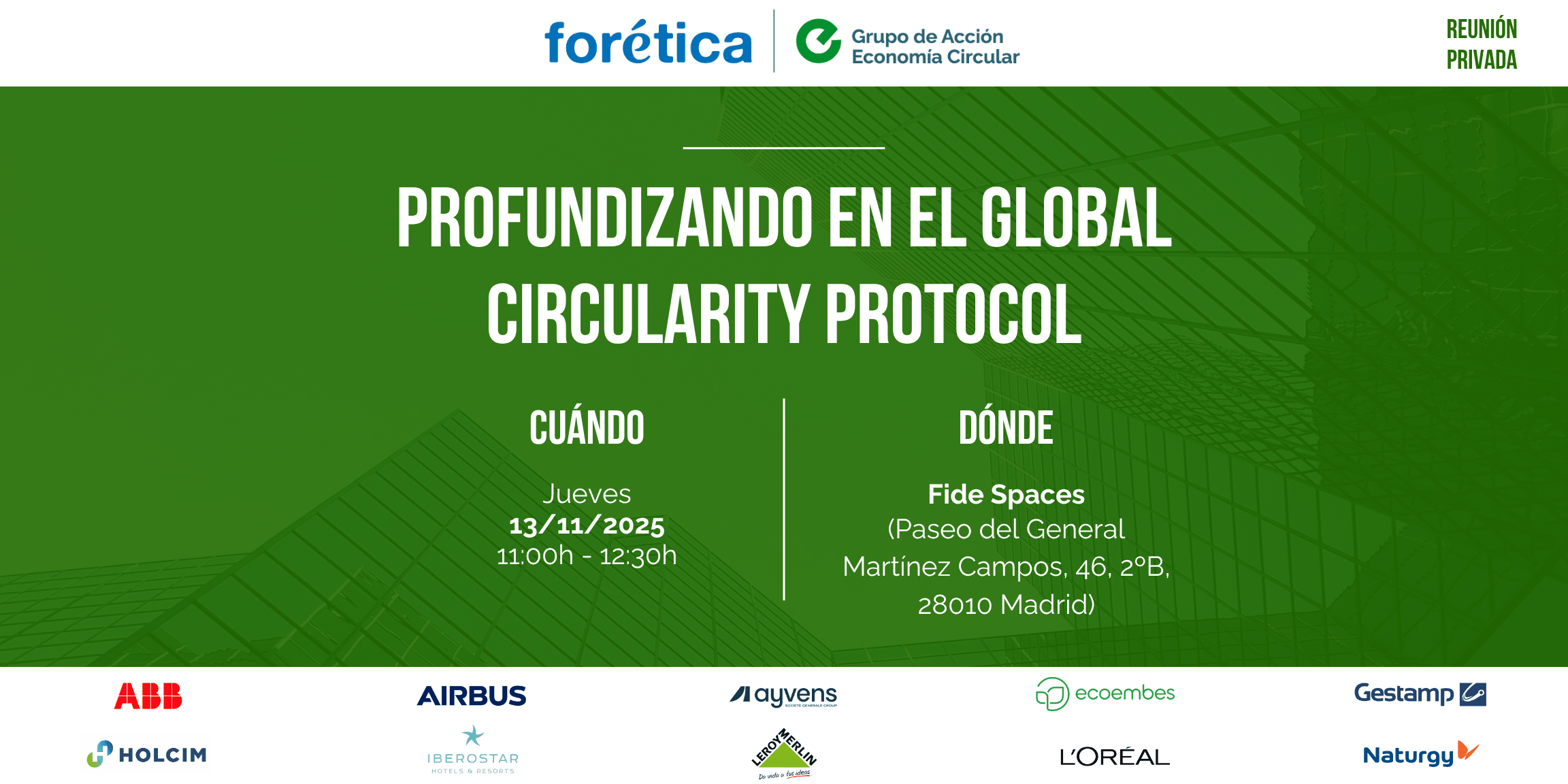 Profundizando en el Global Circularity Protocol