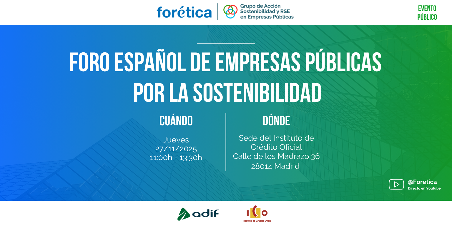 Foro Español de Empresas Públicas por la Sostenibilidad