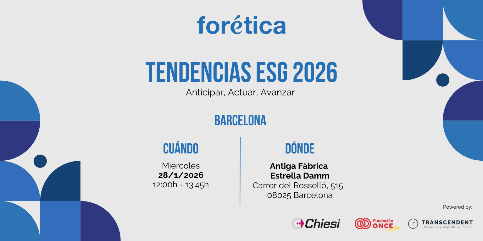 Tendencias y claves ESG 2026 – Barcelona