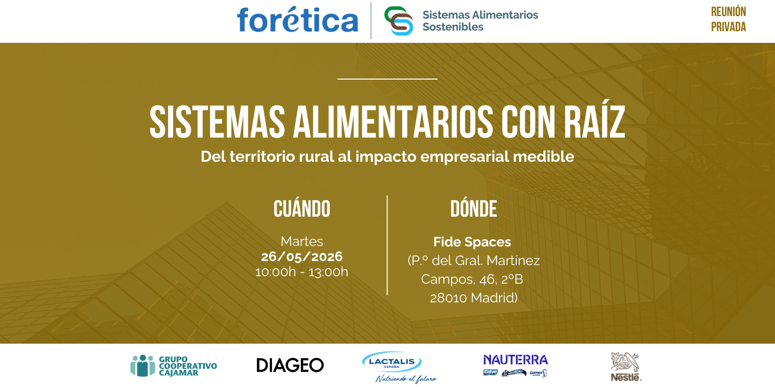 Sistemas alimentarios con raíz: del territorio rural al impacto empresarial medible