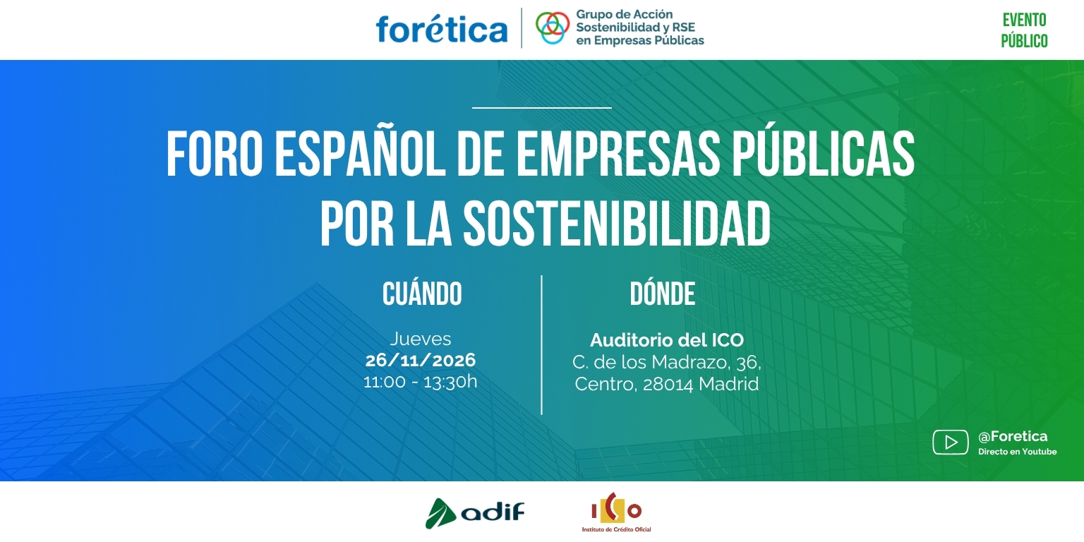 Foro Español de Empresas Públicas por la Sostenibilidad 2026