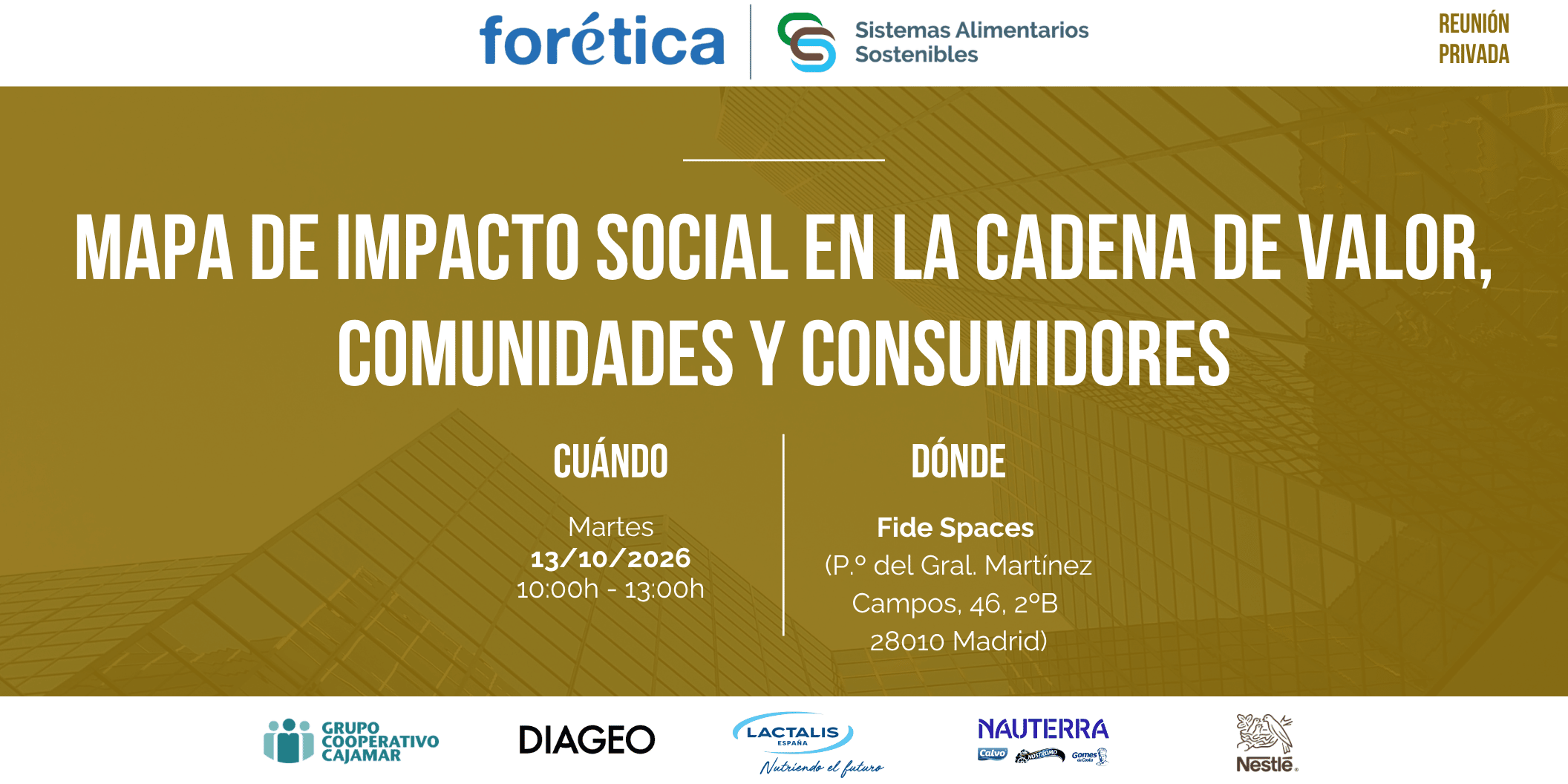 Mapa de impacto social en la cadena de valor, comunidades y consumidores